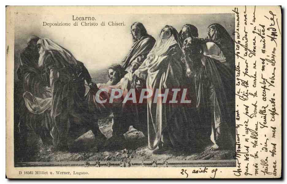 CPA Locarno Deposizione di Christo di Chiseri