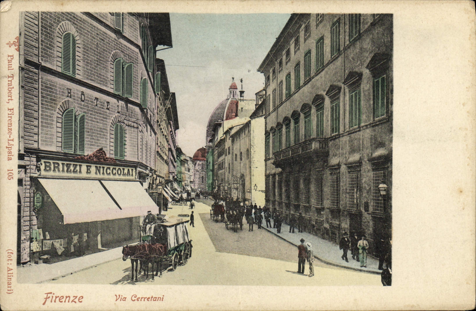 CPA Firenze Via Cerretani Brizzi e Niccolai
