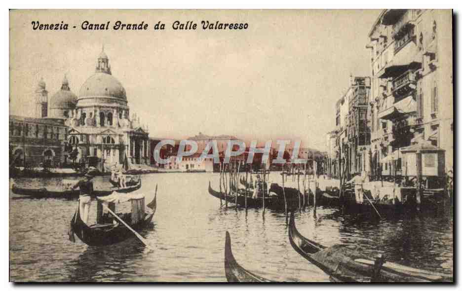 CPA Venezia Canal Grand da Calle Valaresso