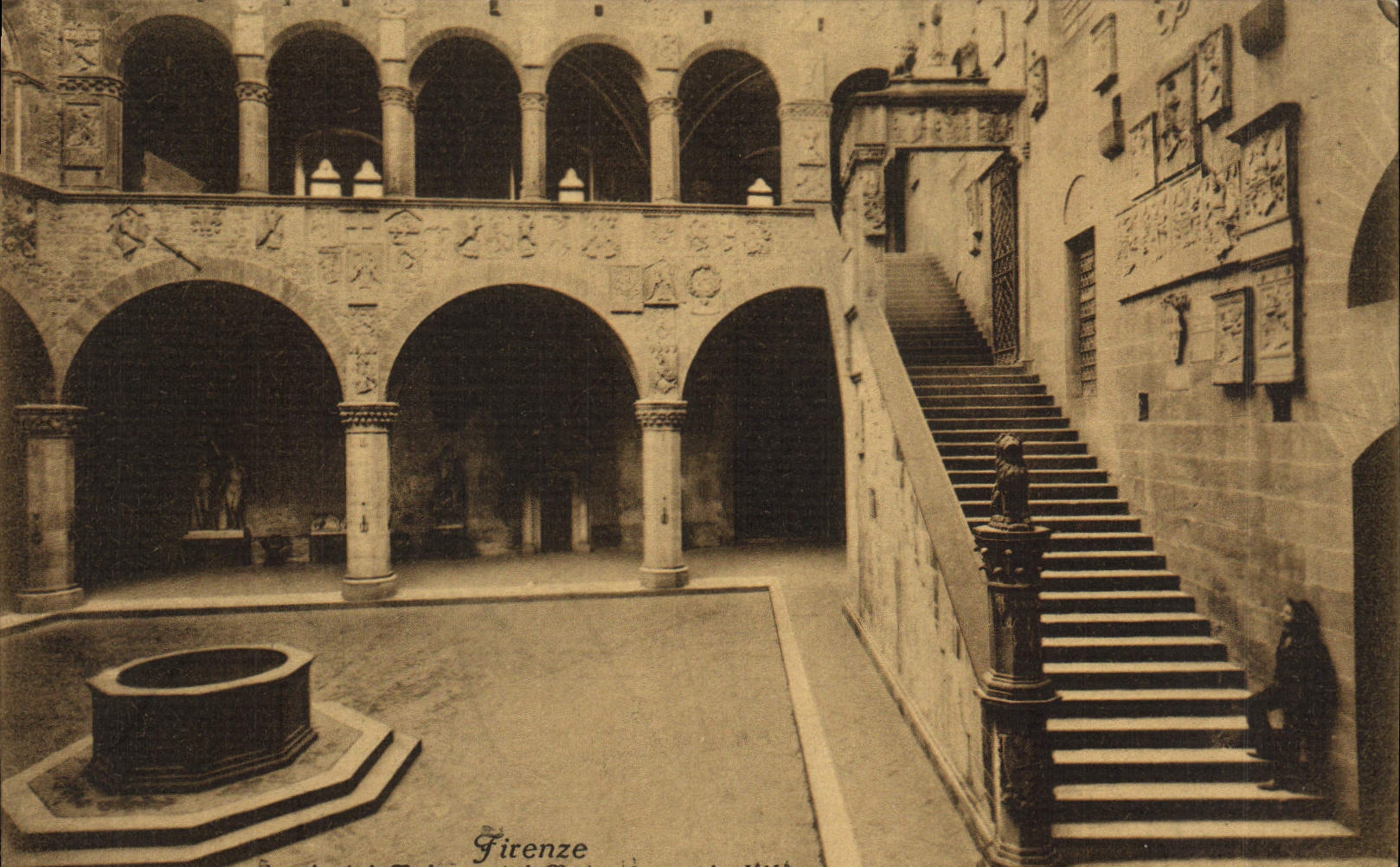 CPA Firenze Cortile del Palazzo del Podesta 