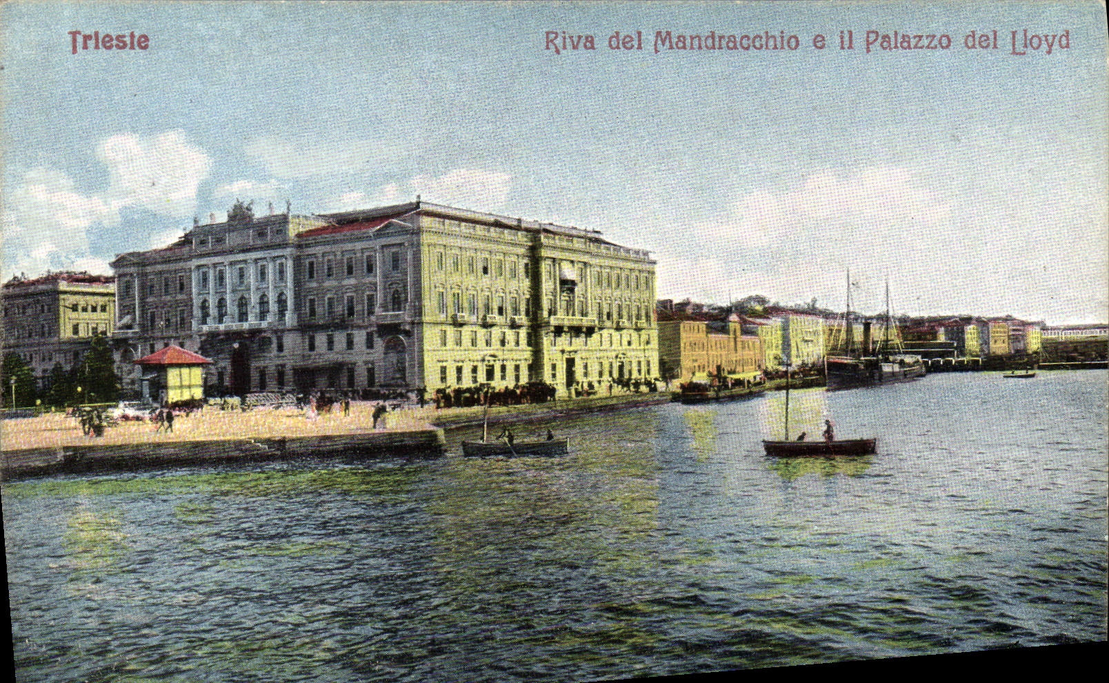 CPA Trieste Riva Del Mandracchio E Il Palazzo Del Lloyd