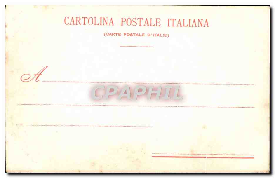 CPA Incognita Palma Il Vecchio Milano Poldi Pezzoli — Verso