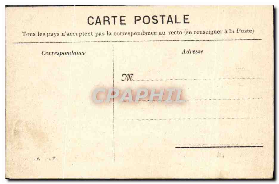 CPA Geneve Jardin Anglais — Rückseite