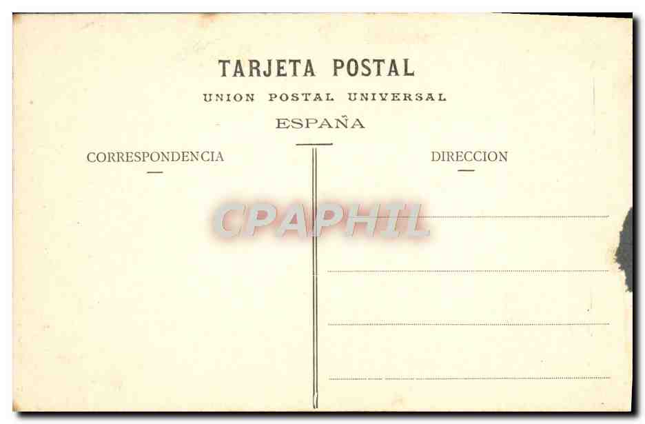 CPA Fuenterrabia El Escudo De La Ciudad — Rückseite