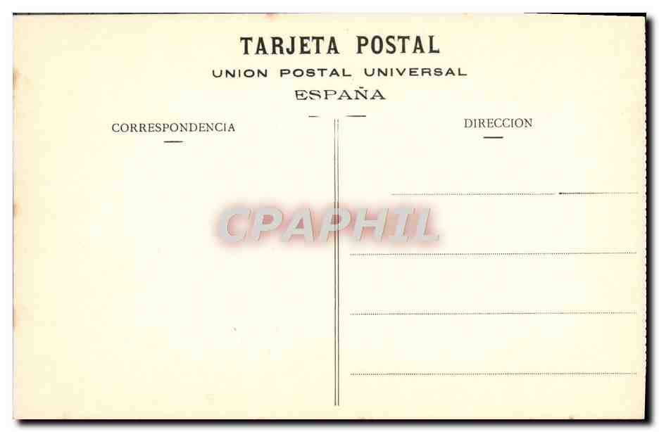 CPA Fuenterrabia Vista General — Rückseite