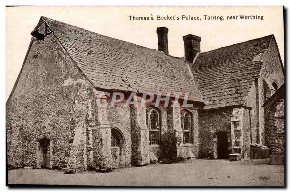 CPA Thomas A Becket's Palace Tarring Near Worthing
