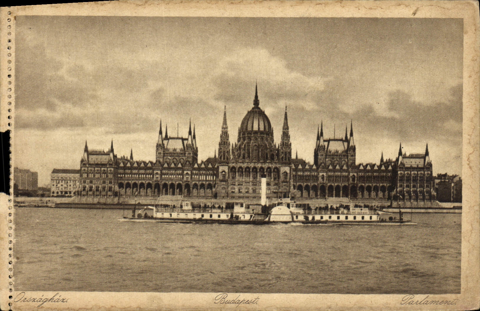 Budapest — Palais du Parlement — éditeur CPAPHIL, n°2