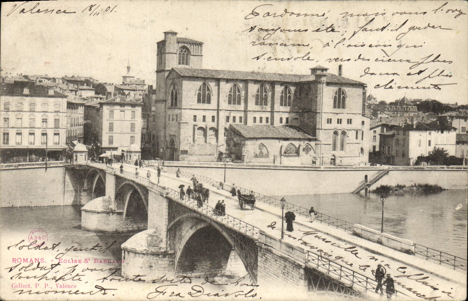 Romans-sur-Isère — Église Saint-Barnard — Collect. P. P. Valence