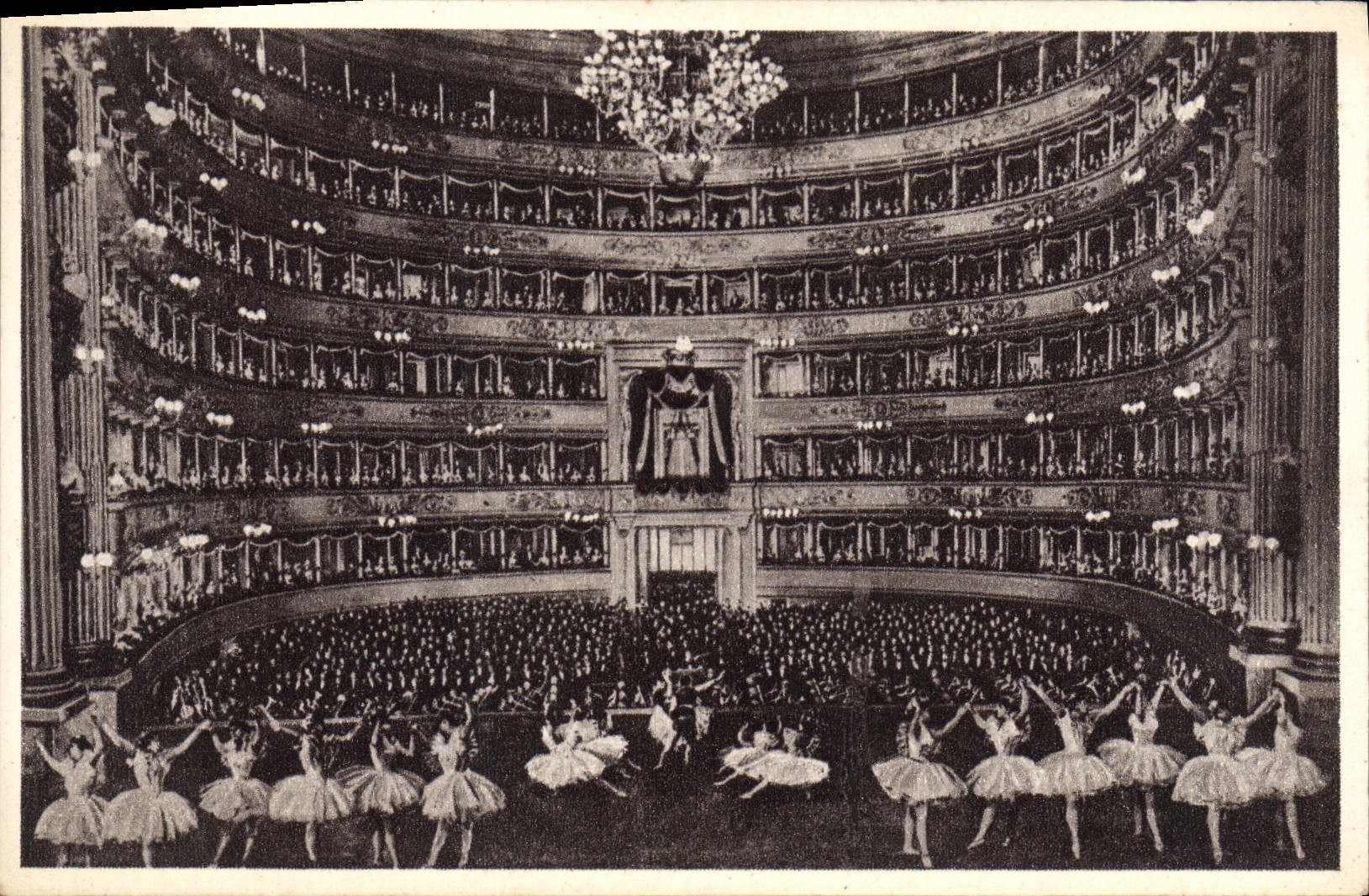 CPA Milano Interno Del Teatro Alla Scala