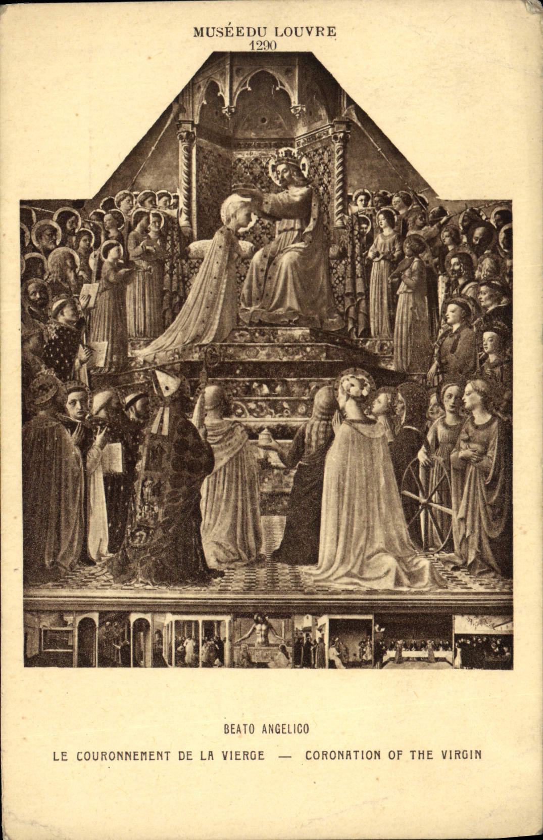 Die Krönung der Jungfrau — Beato Angelico — Louvre-Museum