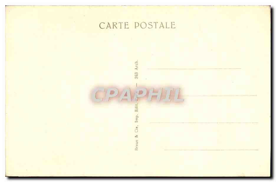 CPA Milan La Cathedrale — Rückseite