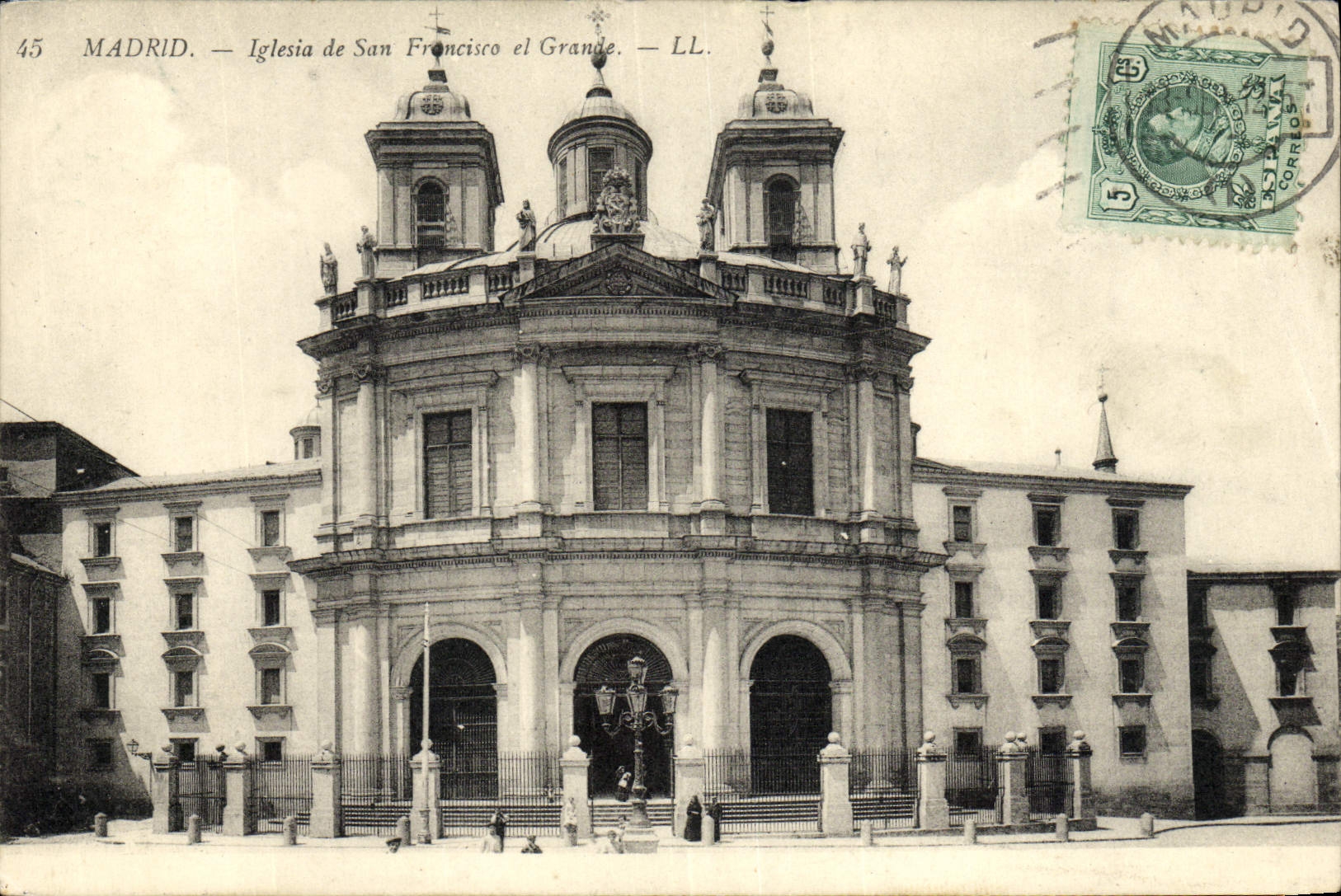 CPA Madrid Iglesia De San Francisco El Grande