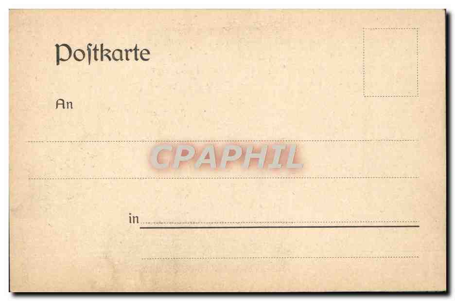 CPA Grub Vom Rhein Ruine Drachenfels — Rückseite