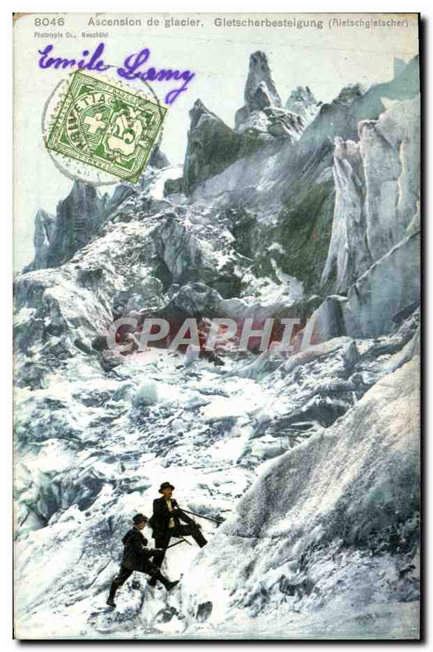 CPA Ascension De Glacier Gletscherbesteigung Alpinisme
