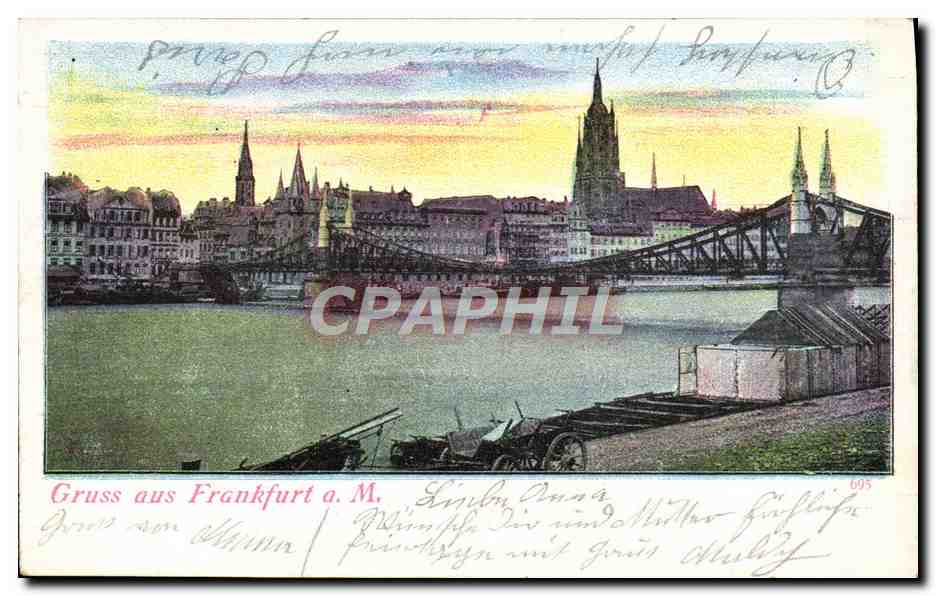 CPA Gruss Aus Frankfurt a M