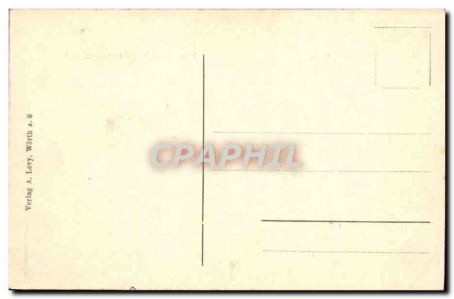 Wörth a. S. — Französisches Armee-Denkmal — Verlag A. Lory, Wörth a. S. — Achterkant
