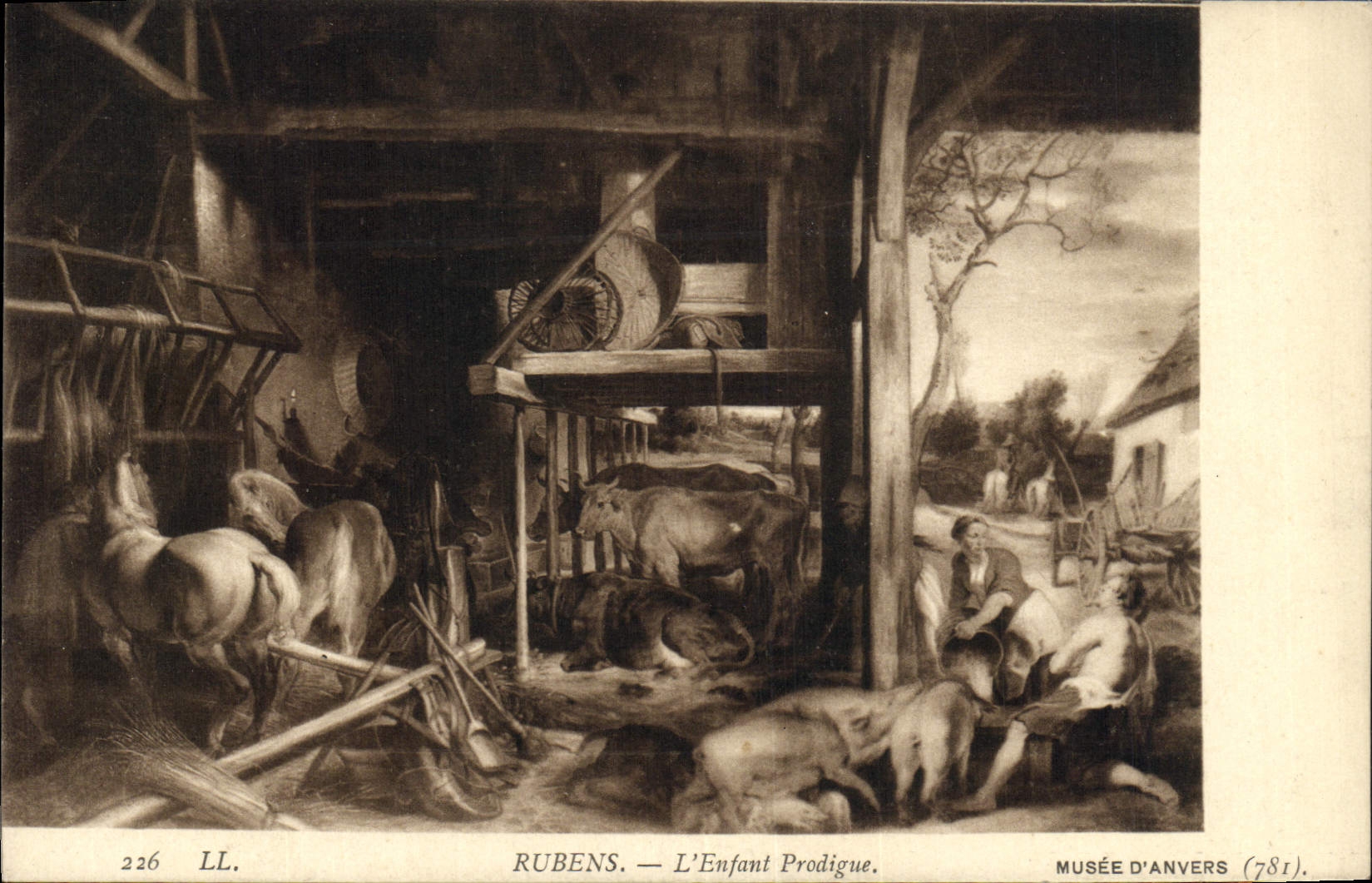 CPA Rubens L'Enfant Prodigue Musee d'Anvers