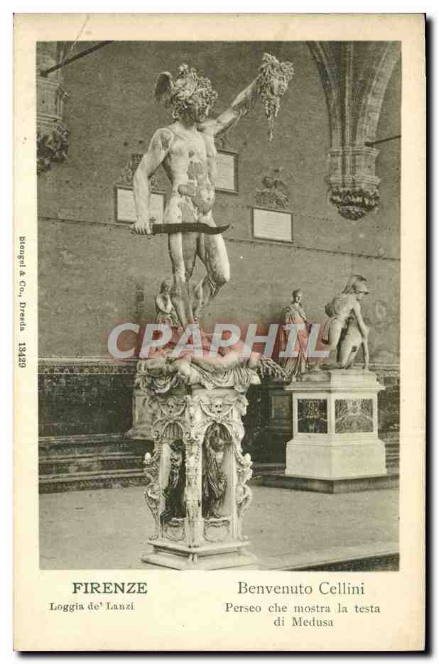 CPA Firenze Benvenuto Cellini Loggia De Lanzi