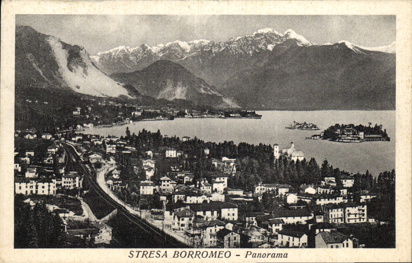 CPA Stresa Borromeo Panorama