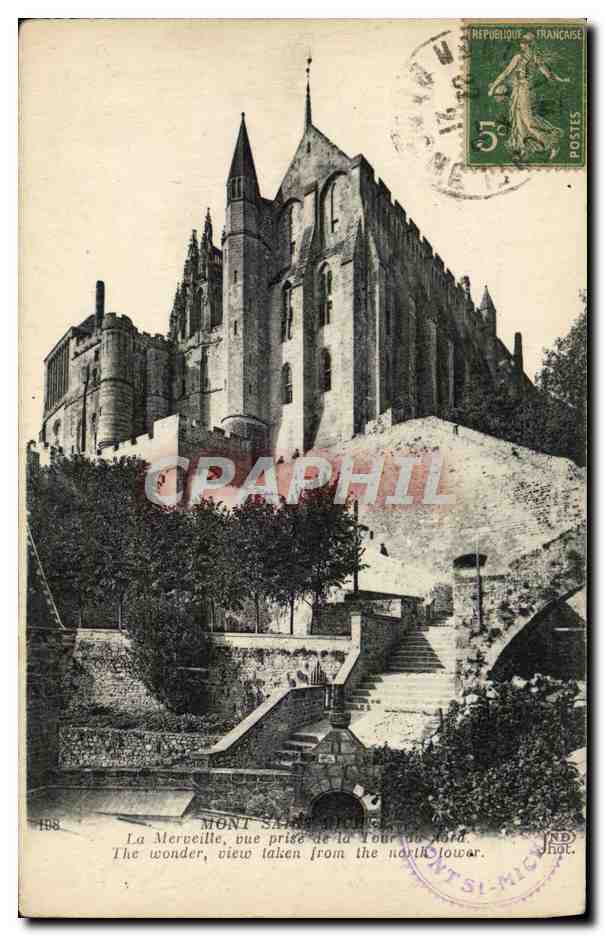CPA Mont Saint Michel La Merveille Vue Prise De La tour du Nord