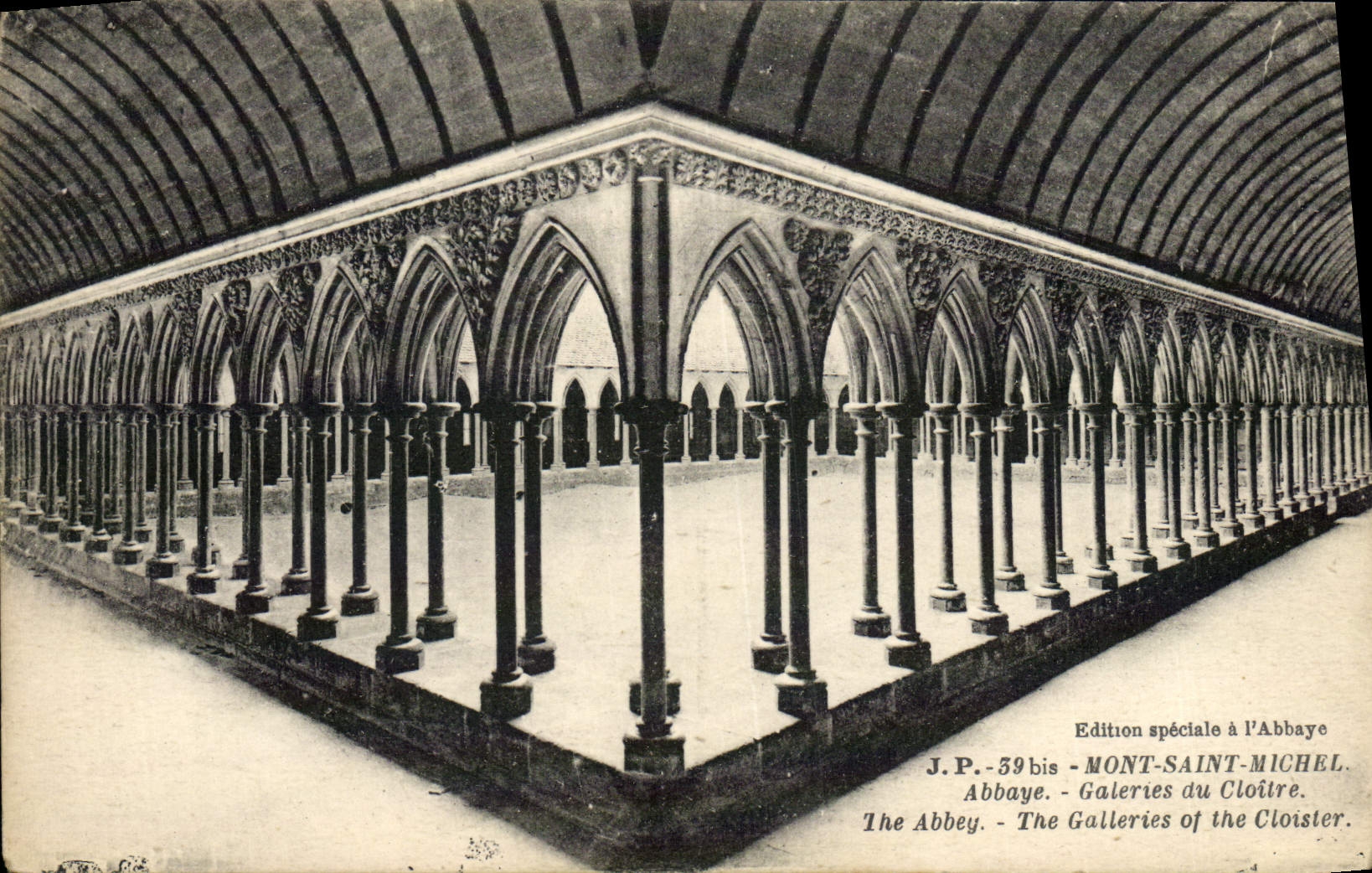 Mont-Saint-Michel — Galeries du Cloître — J.P. - 59 bis