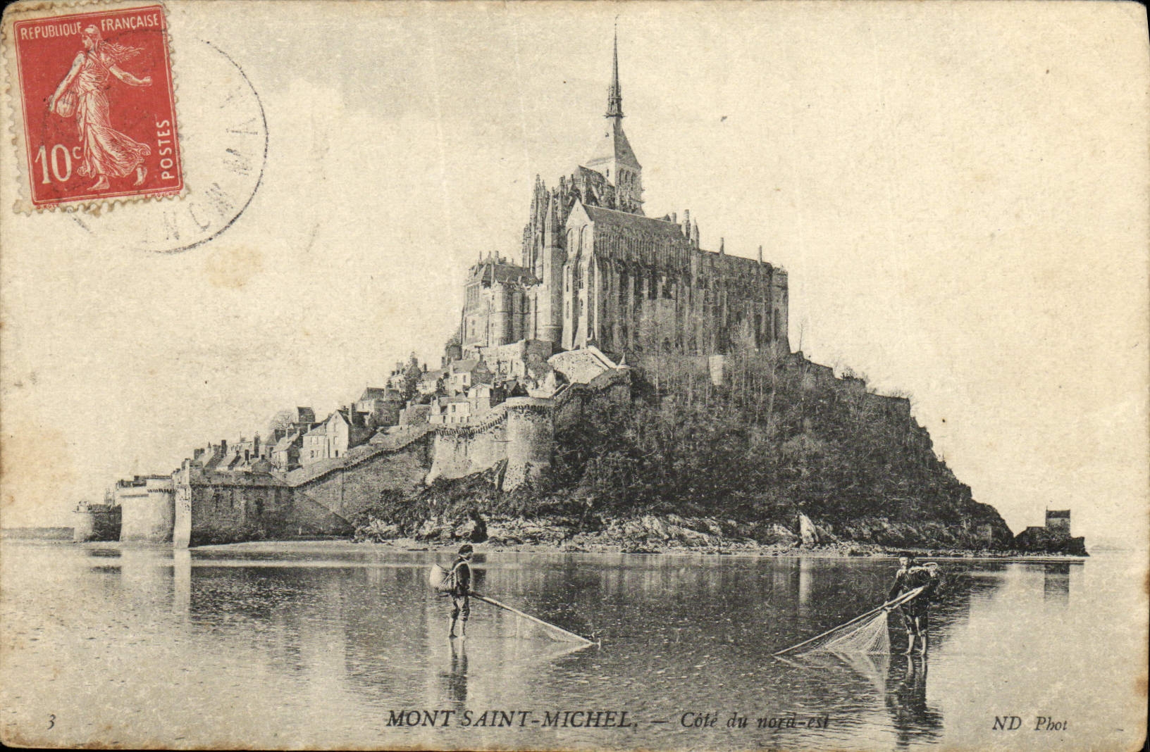 Mont Saint-Michel — Côté du nord-est — ND Phot
