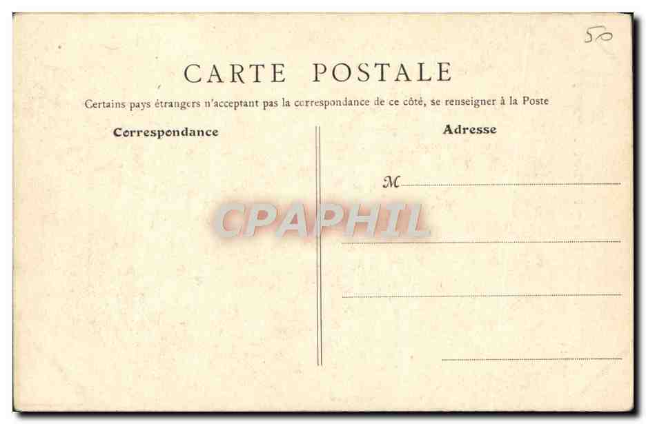 CPA Mont Saint Michel L'Echauguette Du Nord — Rückseite