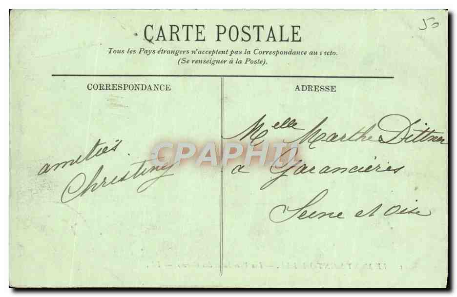 CPA Le Mont Saint Michel Les Pres Sales Des Greves Bergers et moutons  — Verso