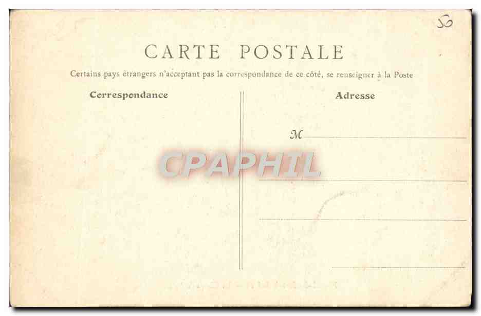 CPA Mont Saint Michel La Chapelle Saint Aubert — Rückseite