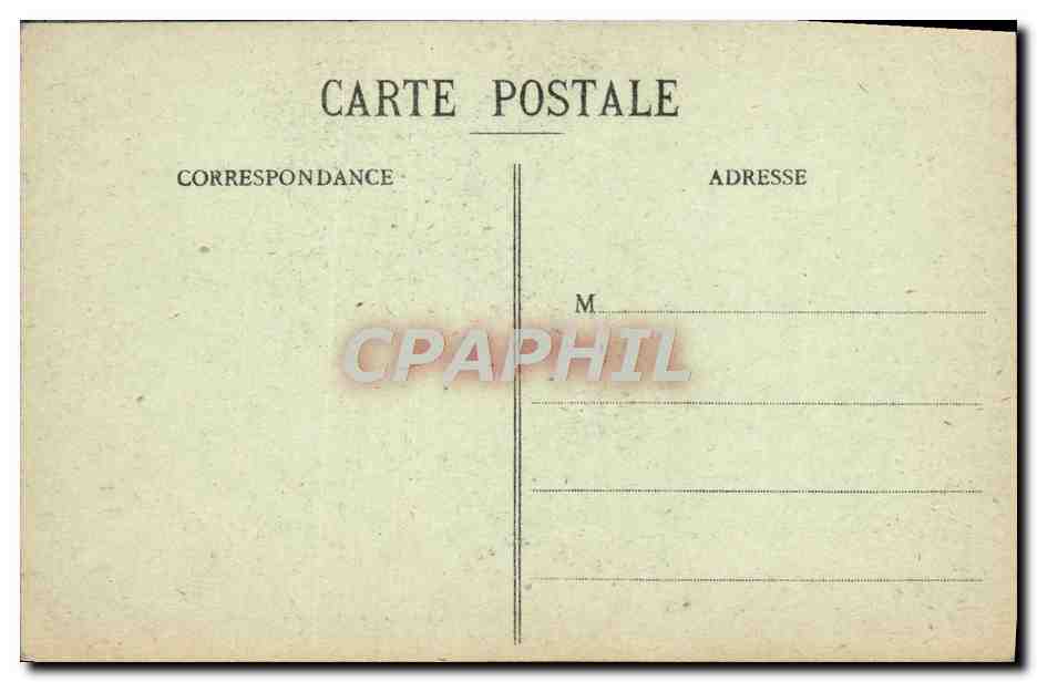 CPA Mont St Michel Abbaye Crypte Des Gros Pilers — Verso