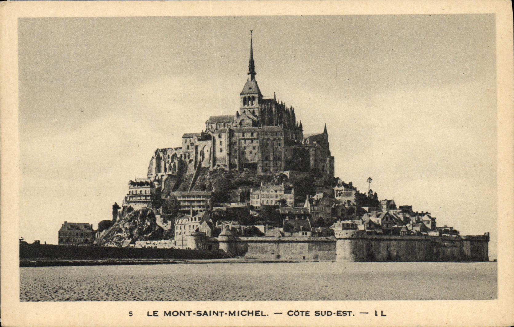 CPA Le Mont Saint Michel Cote Sud Est