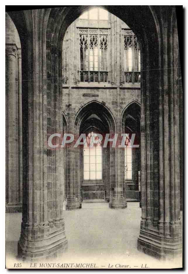 CPA Le Mont Saint Michel Le Choeur