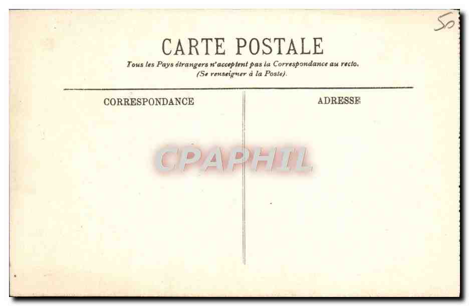 CPA Le Mont Saint Michel Le Choeur — Verso