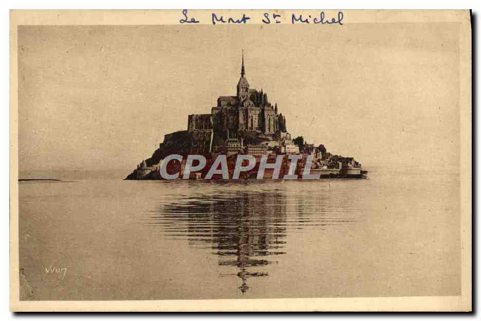 Le Mont Saint Michel — vue panoramique — Les Éditions d'Art Yvon, Paris