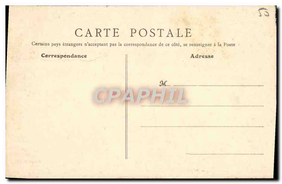 CPA Mont Saint Michel La Salle Des Hotes — Verso