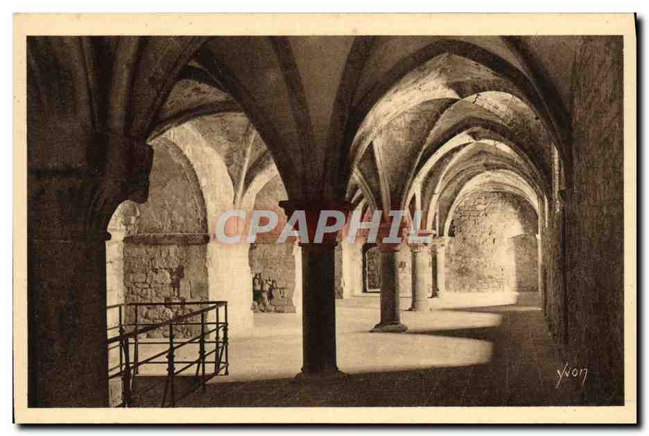 CPA La Douce France Le Mont St Michel Abbaye Le Promenoir