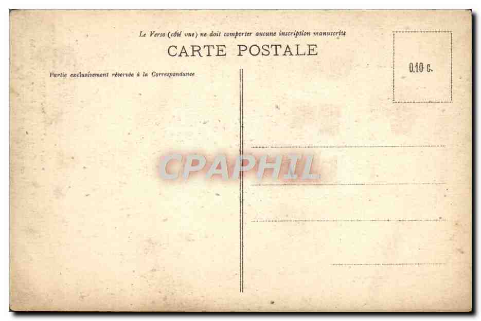 CPA Le Mont Saint Michel La Crypte Des Gros Piliers — Verso