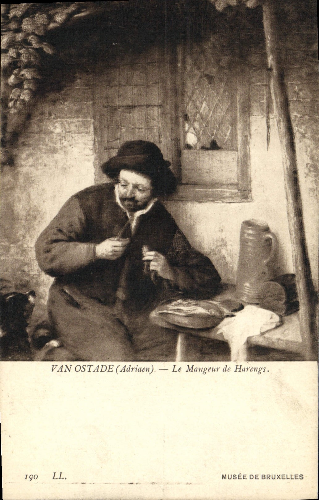CPA Van Ostade Le Mangeur De Harengs Musee De Bruxelles