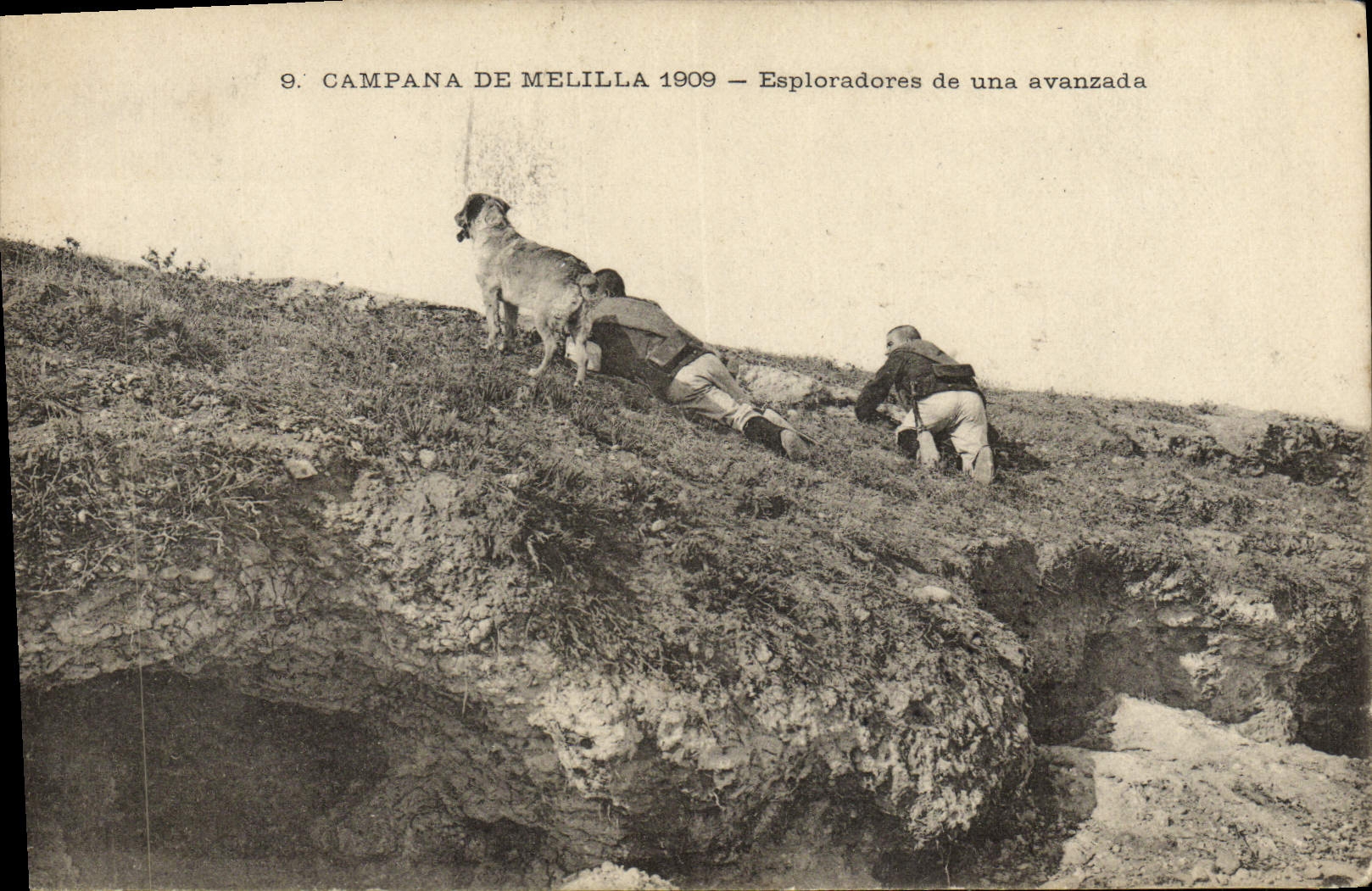 CPA Campana De Melilla 1909 Esploradores De una Avanzada