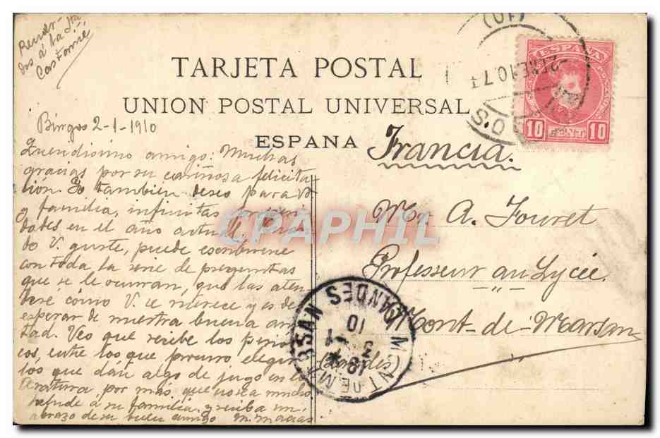 CPA Campana De Melilla 1909 Esploradores De una Avanzada — Rückseite