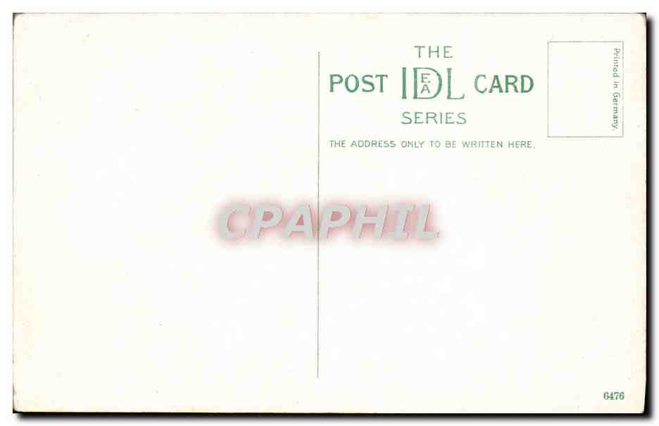 Château de la Roche — Vue du château et cascade — The Post Idl Card Series — Rückseite