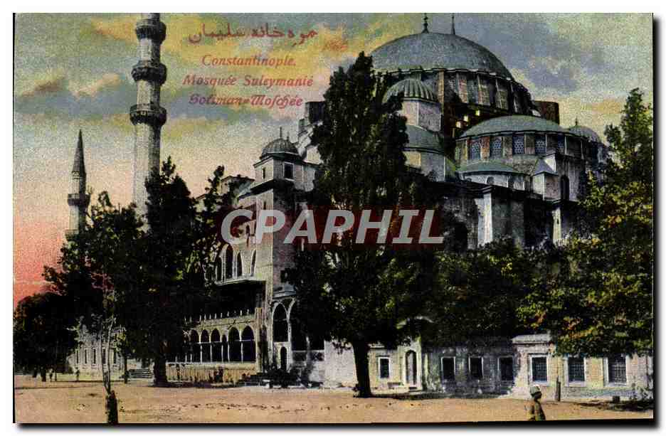 CPA Constantinople Mosquee Suleymanie Turquie