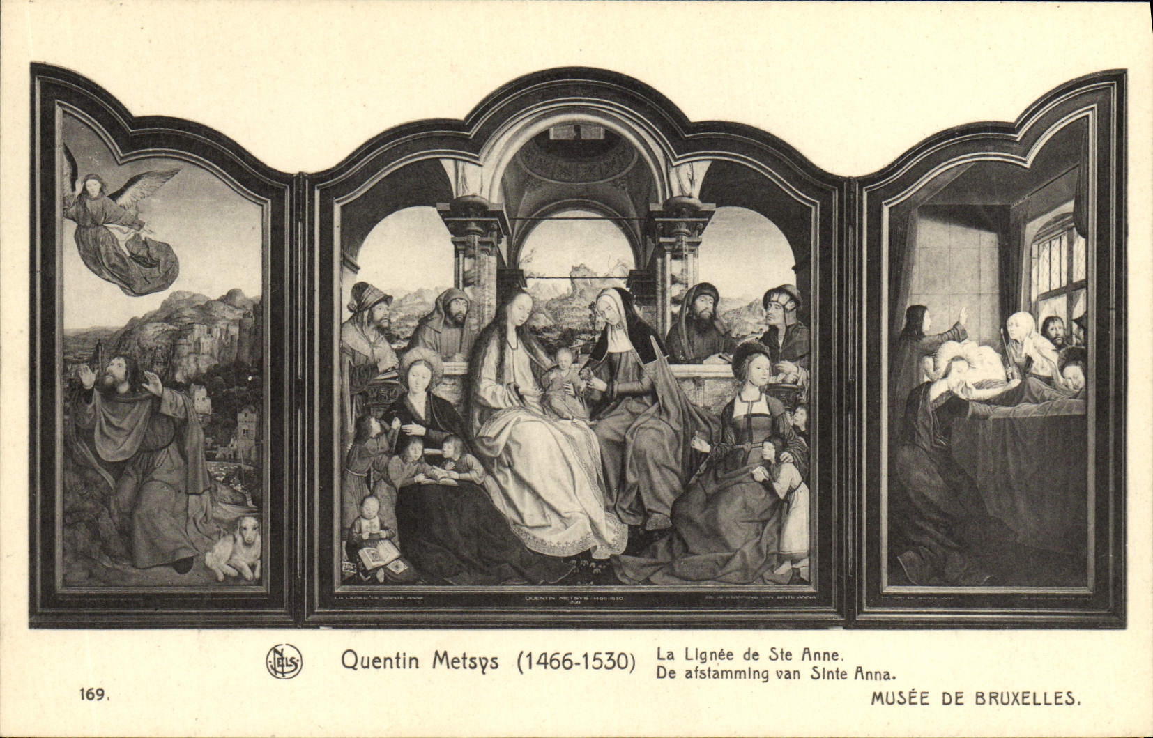 CPA Quentin Metsys La Lignee De Ste Anne Musee De Bruxelles