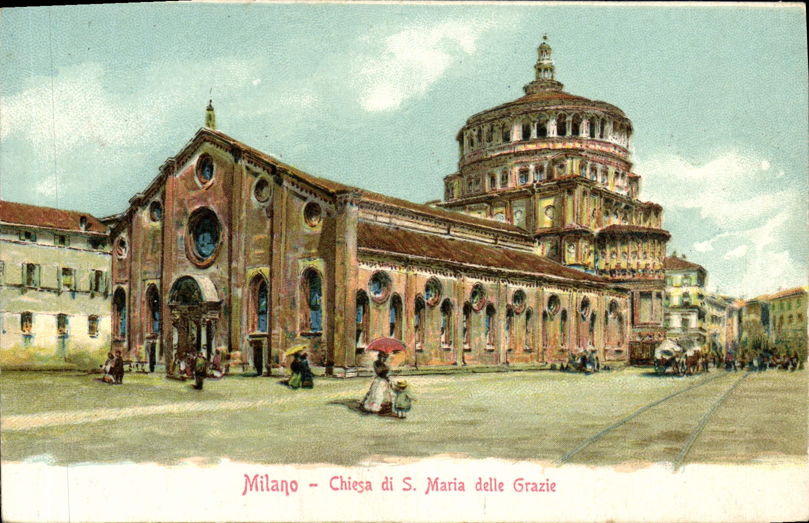 CPA Milano Chiesa De Maria Delle Grazie