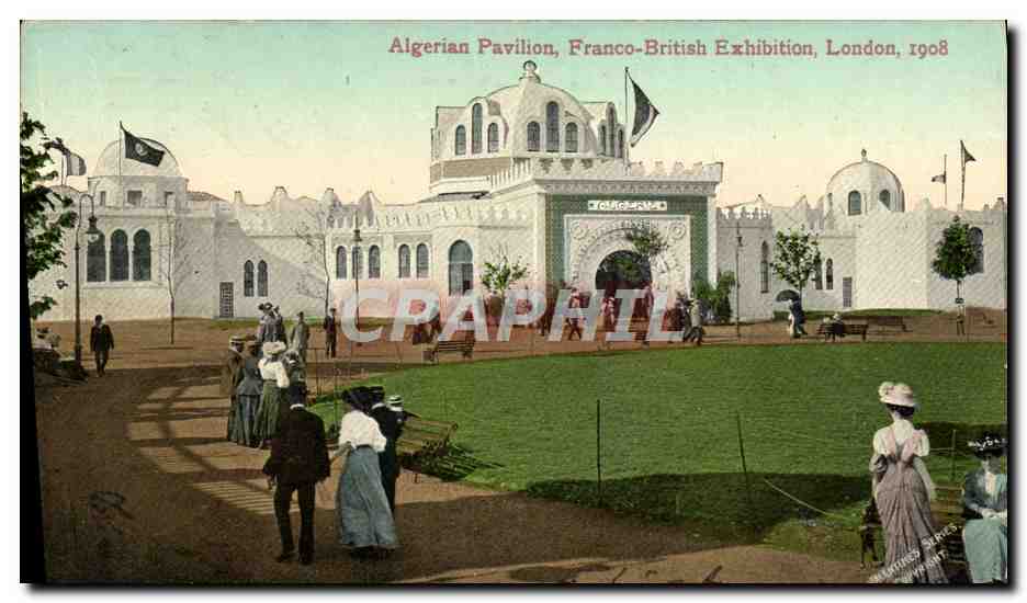 CPA Algerian Pavillon Franco British Exhibition London 1908