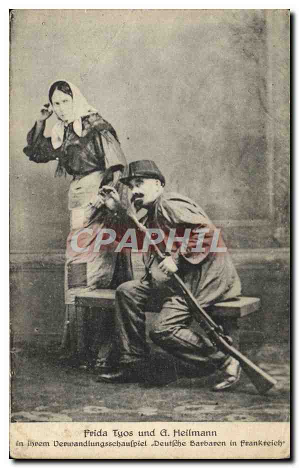 CPA Frida Tyos Und G Heilmann Les barbares en France 