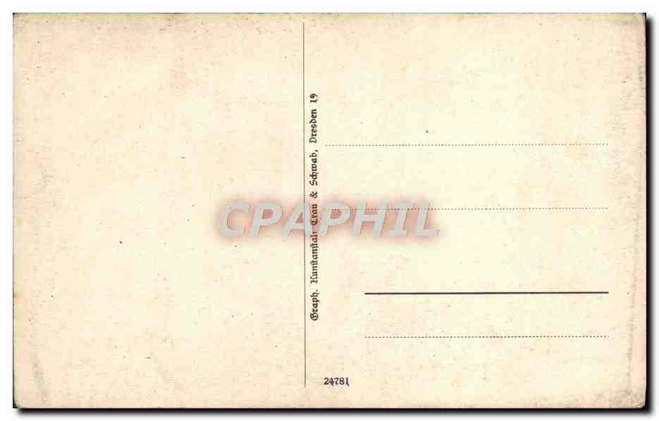 CPA Frida Tyos Und G Heilmann Les barbares en France  — Verso