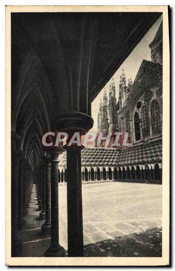 Abbaye du Mont-Saint-Michel — Le Cloître — Éditeur : Serv. Commercial Monuments Historiques - Recto