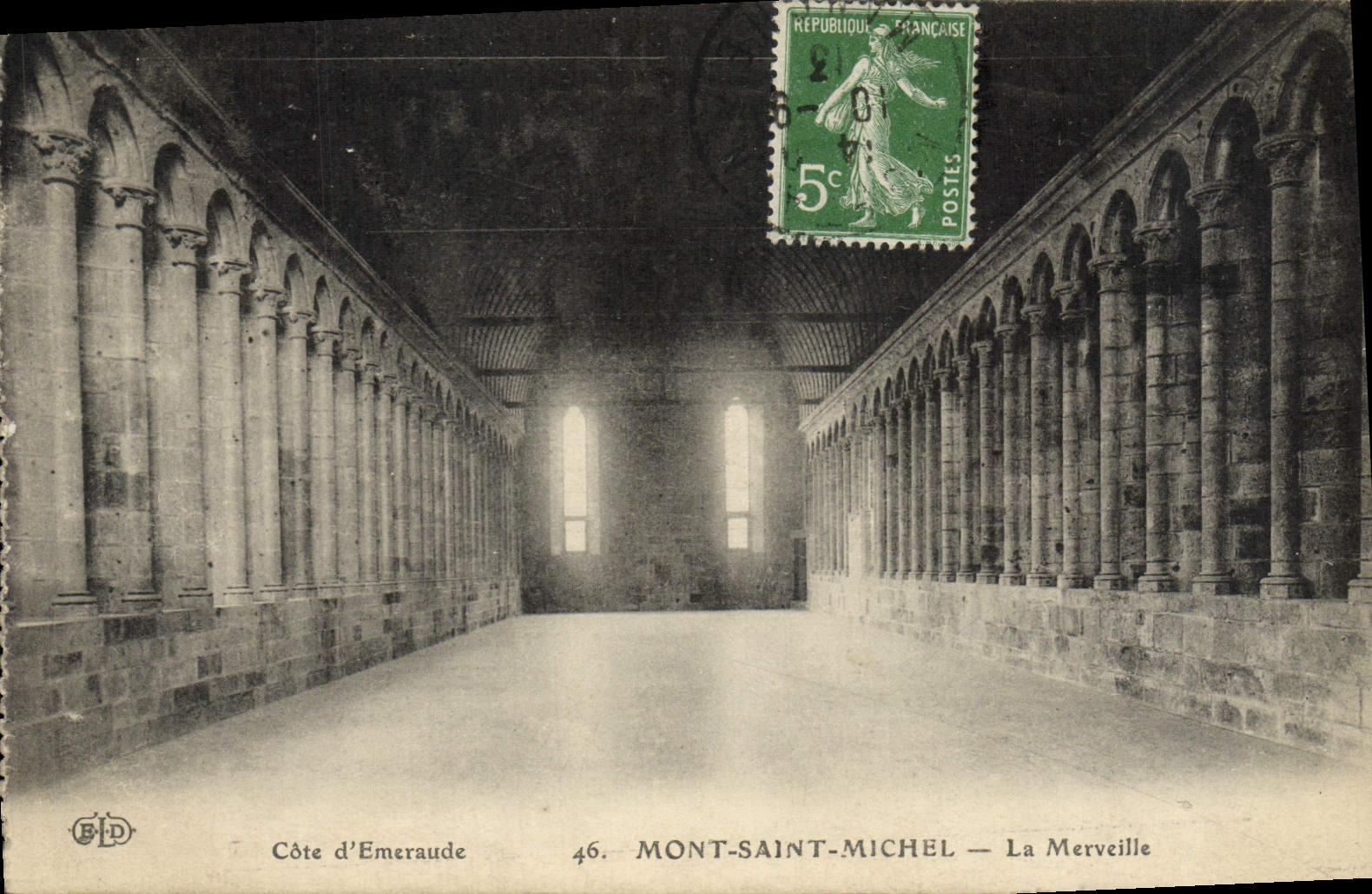 CPA Mont Saint Michel La Merveille