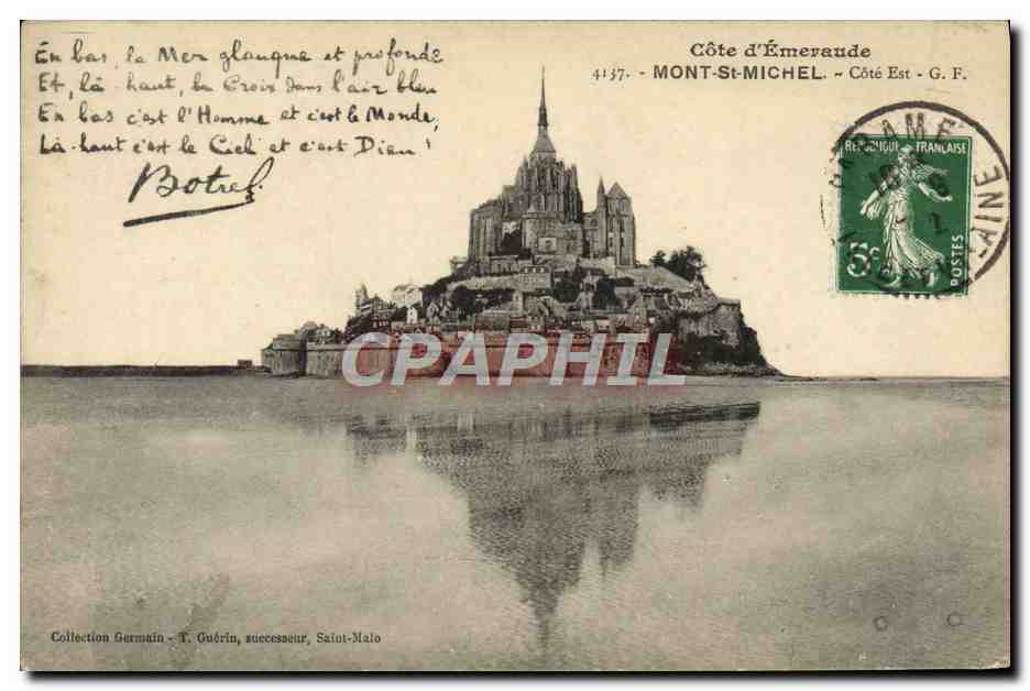 Mont-Saint-Michel — Côte d'Émeraude, Ostseite — G.F. n°4137